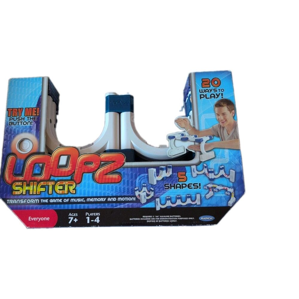NEW Mattel Freestyle Loopz Shifter Electronic Memory 4 In 1 Game DJ Rhythm Beat
